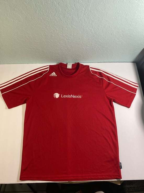 Adidas Other - Adidas LexisNexis Climalite Red Short Sleeve Athletic T-Shirt